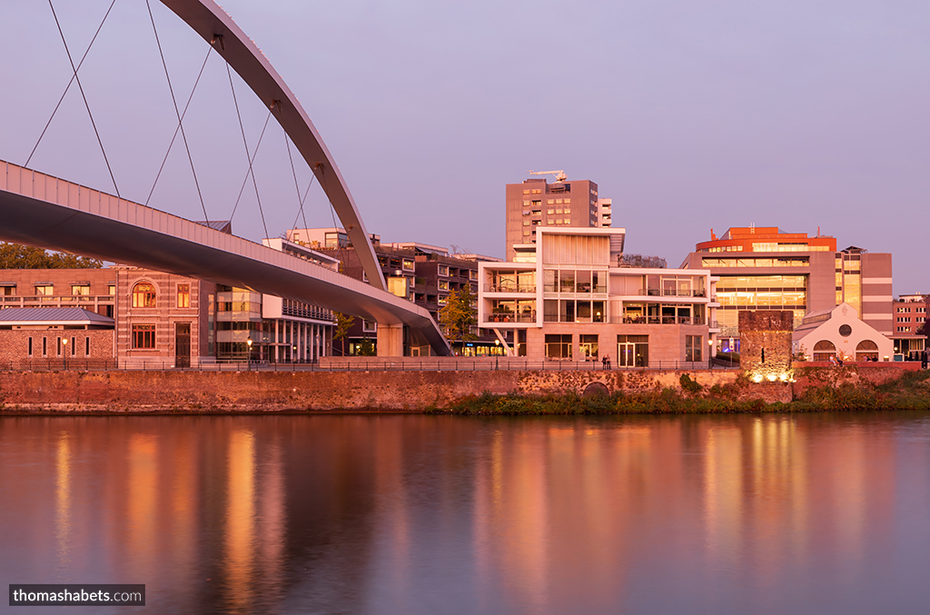 Maastricht Hoge Brug Sunset