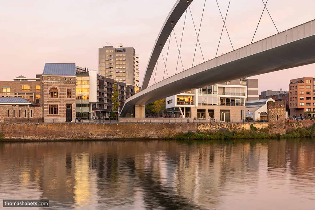 Maastricht Hoge Brug Sunset