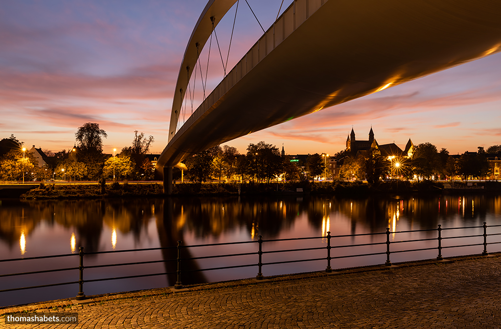 Maastricht Hoge Brug Sunset